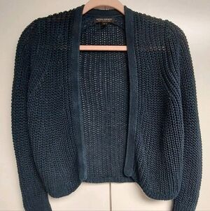 Banana Republic Navy Open-Front Cardigan